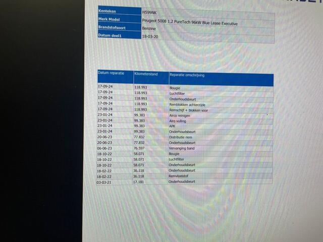 Peugeot 5008 1.2 PureTech Executive 7 Persoons - Carplay, Cruise, Trekhaak