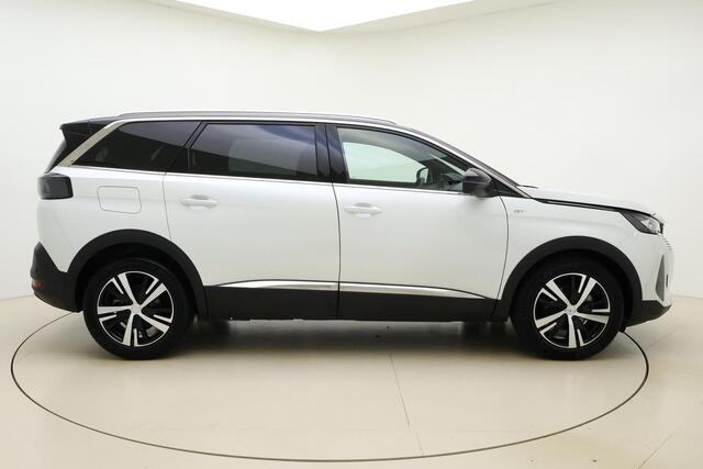 Peugeot 5008 1.2 Hybrid 136 GT | AUTOMAAT | 7-persoons | Parkeer Camera Voor & Achter | Adaptief Cruise Control | Navigatie | Lende Steun Verstelling | DAB+ | Apple Carplay & Android Auto |