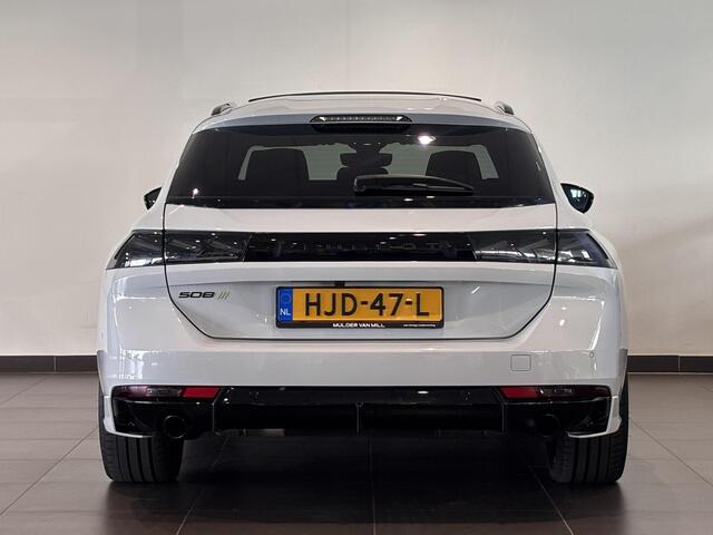 Peugeot 508 SW PSE by Peugeot Sport PHEV HYbrid 360pk 4x4 AUTOMAAT | SCHUIF/KANTELDAK | HANDSFREE A.KLEP | 360° CAMERA | ALCANTARA/LEDER | NAVI | DAB+ |