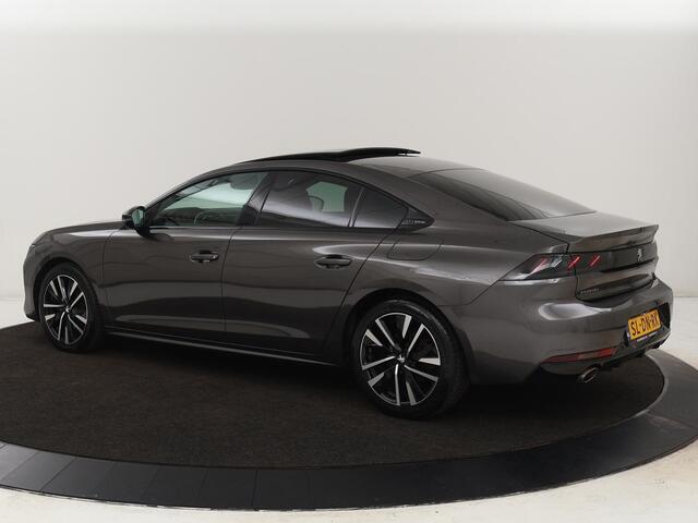Peugeot 508 1.6 PureTech Blue Lease GT | Panoramadak | Trekhaak | Automaat | 360 Camera | Navigatie | Adaptive Cruise | PHEV | Lane assist | Stoelverwarming | Carplay | Focal audio | Leder| Pilot assist | LED | Getint glas