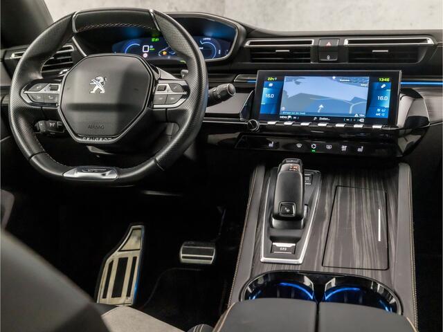 Peugeot 508 1.6 HYbrid 180 GT Line 225Pk Automaat (APPLE CARPLAY, LEDER, FOCAL AUDIO, STOELVERWARMING, ADAPTIVE CRUISE, SPORTSTOELEN, KEYLESS, GETINT GLAS, 360 CAMERA, NIEUWE APK, NIEUWSTAAT)