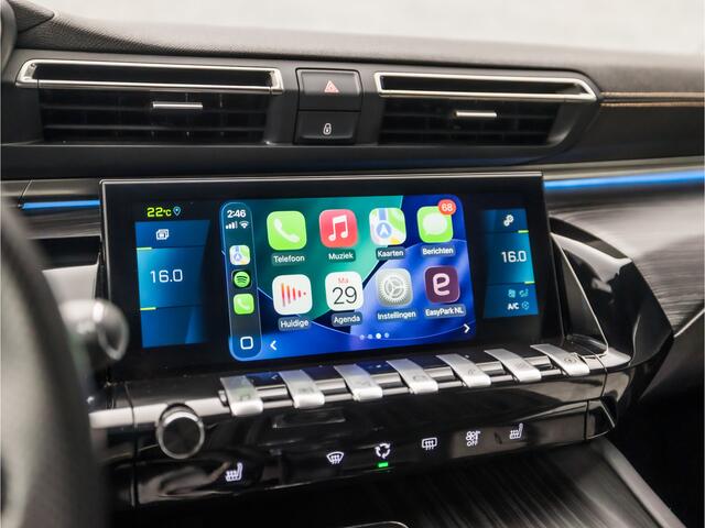 Peugeot 508 1.6 HYbrid 180 GT Line 225Pk Automaat (APPLE CARPLAY, LEDER, FOCAL AUDIO, STOELVERWARMING, ADAPTIVE CRUISE, SPORTSTOELEN, KEYLESS, GETINT GLAS, 360 CAMERA, NIEUWE APK, NIEUWSTAAT)