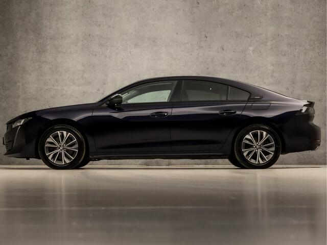 Peugeot 508 1.6 HYbrid Allure Sport 225Pk Automaat (APPLE CARPLAY, GROOT NAVI, LEDER, KEYLESS, 360 CAMERA, SPORTSTOELEN, STOELVERWARMING, TREKHAAK, ADAPTIVE CRUISE, SFEERVERLICHTING, NIEUWSTAAT)