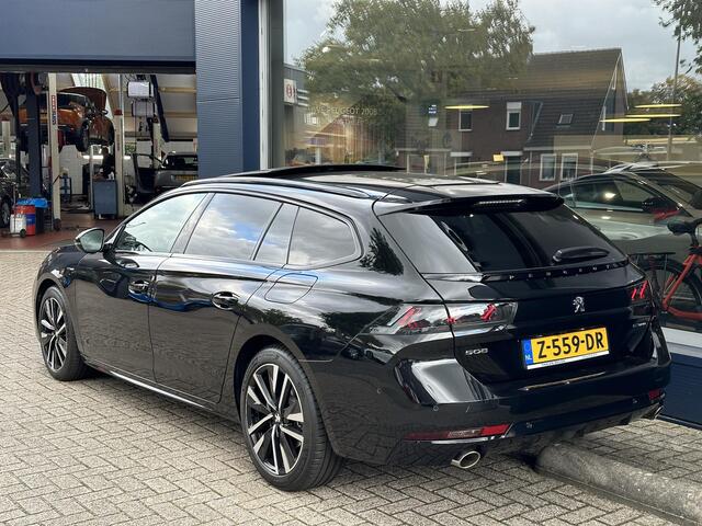 Peugeot 508 SW 1.6 HYbrid GT Pack Business 225 PK | Meest Complete Uitvoering | Panoramisch Schuif-Kanteldak | Navigatie | Full LED Verlichting | FOCAL Premium HiFi | Elektrisch Verstelbare Massage Stoelen | Night Vision | Active Suspension | 360 Graden Camera | 18 I