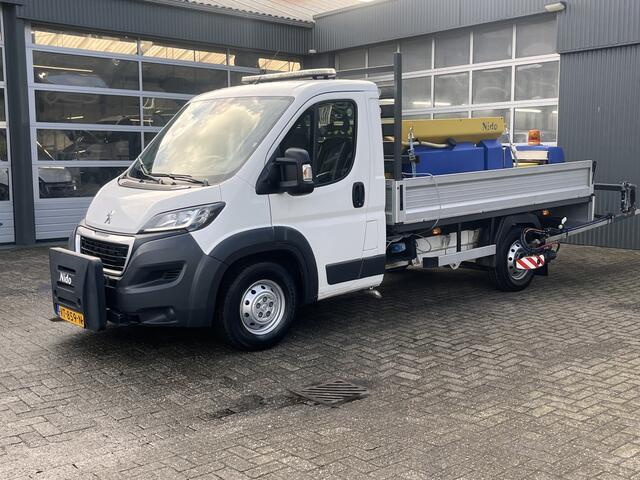Peugeot BOXER 2.2 HDI Winterdienst Zoutstrooier Nido Open laadbak Airco Trekhaak Open laadbak Nido aansluiting voor Nido zoutstrooier 1e eigenaar Euro 5 Airco Trekhaak pick-up p-up Sneeuw ploeg Sneeuwborstel