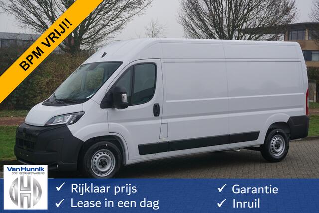Peugeot BOXER 35+ Heavy 2.2HDI 180PK EAT8 Automaat L3H2 BPM VRIJ!! 10" Navi, Clima, Cam, 270º Deur!! NR. A01*