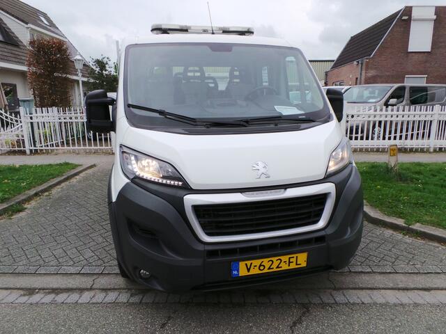 Peugeot BOXER 2.0 164pk EUR6 3000kg trekken BlueHDI L3 DC Kipper Airco,Cruise,Navi,7 persoons,Trekhaak