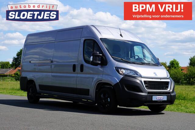 Peugeot BOXER 2.2 BlueHDi 140 L3H2 3.5t BPM voordeel |Nieuw |Airco |Carplay |Cruise |Camera |Parkeersensoren |3500 KG |140 pk |Metallic |Android auto |Bluetooth |Elektrisch verstelbare ramen en spiegels