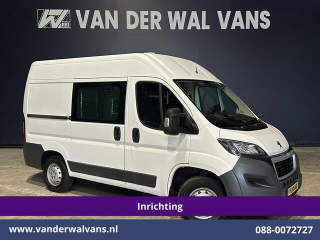 Peugeot BOXER 2.0 BlueHDI 131pk L1H2 inrichting Euro6 Airco | Camera | Navigatie | BPM Vrij | Cruisecontrol, Ideaal camper ombouw