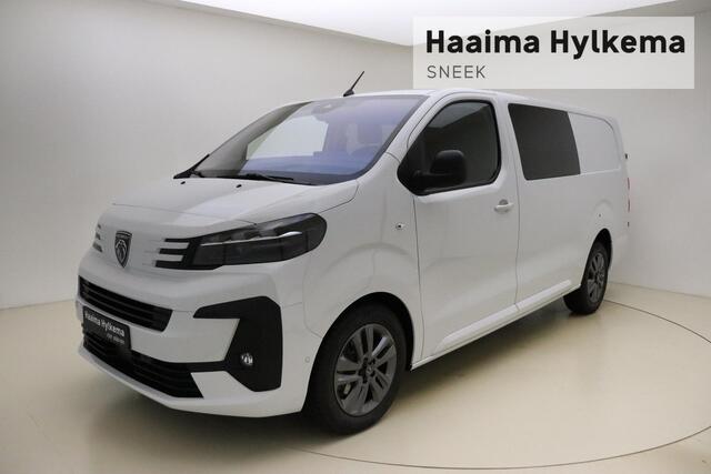 Peugeot EXPERT 2.0 BlueHDi S&S L3 DC 180 PK Automaat | Dubbele cabine | 15x UIT VOORRAAD LEVERBAAR | LEVERING 2024 | Climate Control | Stuurverwarming | Betimmering | Apple Carplay | Navigatie | Camera | LM Velgen