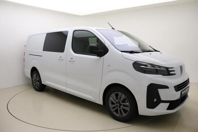 Peugeot EXPERT 2.0 BlueHDi S&S L3 DC 180 PK Automaat | Dubbele cabine | 15x UIT VOORRAAD LEVERBAAR | LEVERING 2024 | Climate Control | Stuurverwarming | Betimmering | Apple Carplay | Navigatie | Camera | LM Velgen