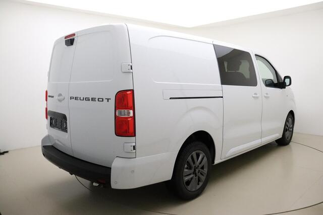 Peugeot EXPERT 2.0 BlueHDi S&S L3 DC 180 PK Automaat | Dubbele cabine | UIT VOORRAAD LEVERBAAR | LEVERING 2024 | Climate Control | Stuurverwarming | Betimmering | Apple Carplay | Navigatie | Camera | LM Velgen