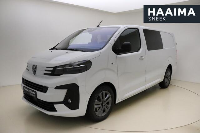 Peugeot EXPERT 2.0 BlueHDi S&S L3 DC 180 PK Automaat | Dubbele cabine | UIT VOORRAAD LEVERBAAR | BPM VRIJ! | Climate Control | Stuurverwarming | Betimmering | Apple Carplay | Navigatie | Camera | LM Velgen