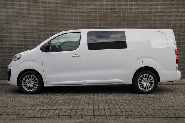 Peugeot EXPERT 2.0 BlueHDI 145PK L3 Dubbele Cabine Navigatie, Achteruitrijcamera, Trekhaak Afneembaar, Airco, Parkeersensoren Achter, Bluetooth, Cruise Control