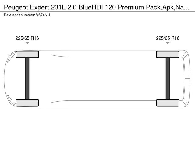 Peugeot EXPERT 231L 2.0 BlueHDI 120 Premium Pack,Apk,Nap,Trekhaak