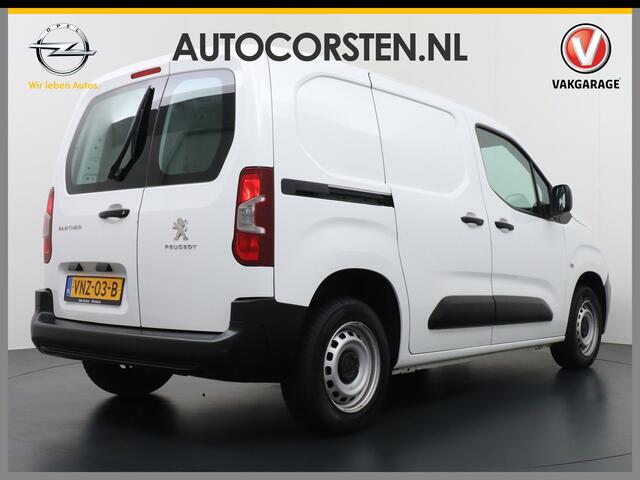 Peugeot PARTNER 1.5 BlueHDI 102PK Premium Android Auto Apple Carplay Airco Cruise Control Pdc DAB Bluetooth Carkitt Schuifdeur Achterdeuren met ruit Connected Elec.ramen en Spiegels CV-Afstandbediend Euro 6