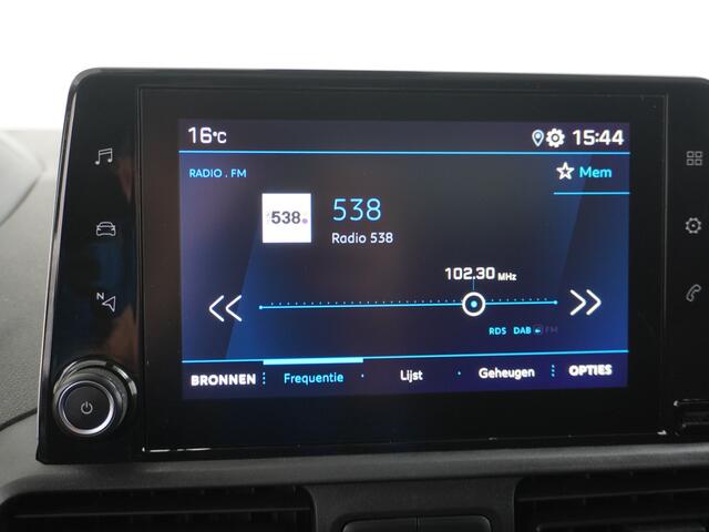 Peugeot PARTNER 1.5 BlueHDI 102PK Premium Android Auto Apple Carplay Airco Cruise Control Pdc DAB Bluetooth Carkitt Schuifdeur Achterdeuren met ruit Connected Elec.ramen en Spiegels CV-Afstandbediend Euro 6
