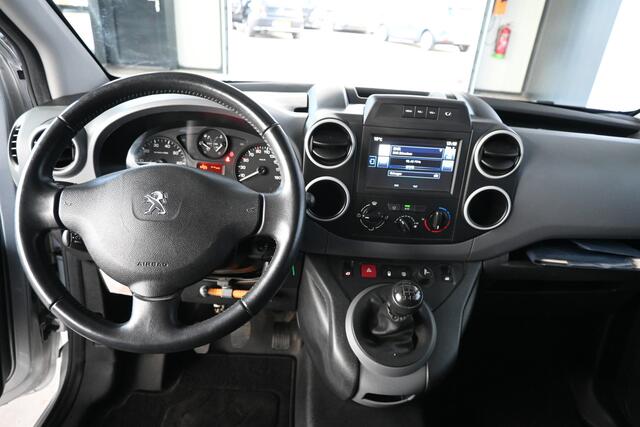 Peugeot PARTNER 120 1.6 BlueHDi 75 L1 Première 3 Zits Airco Navigatie 100% Onderhouden! 1e Eigenaar! Inruil Mogelijk!
