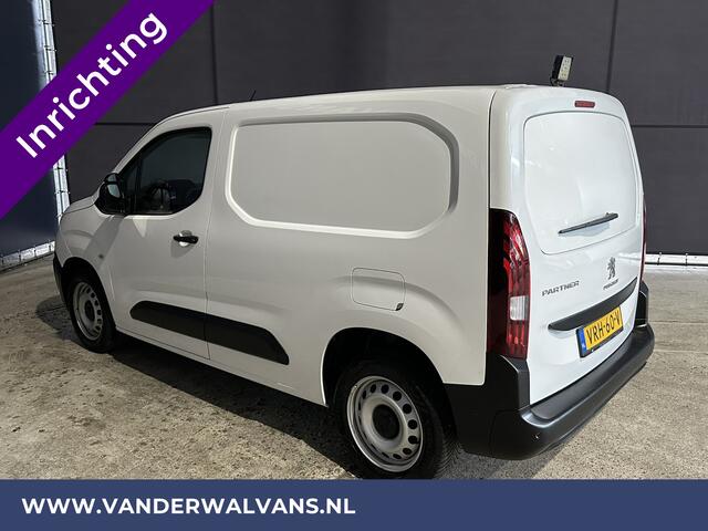Peugeot PARTNER 1.5 BlueHDI 102pk L1H1 Inrichting Euro6 Airco | Apple Carplay | Android Auto | Cruisecontrol, Parkeersensoren Achterklep