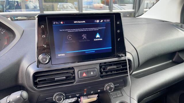 Peugeot PARTNER 1.5 BlueHDi 100 S&S L1 Navi Airco Cruise Control PDC achter Camera 2-zits