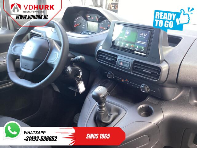 Peugeot PARTNER 1.5 HDi 100 pk BPM VRIJ Ready2Go 3Pers./ Carplay/ Airco/ Cruise/ Camera/ PDC