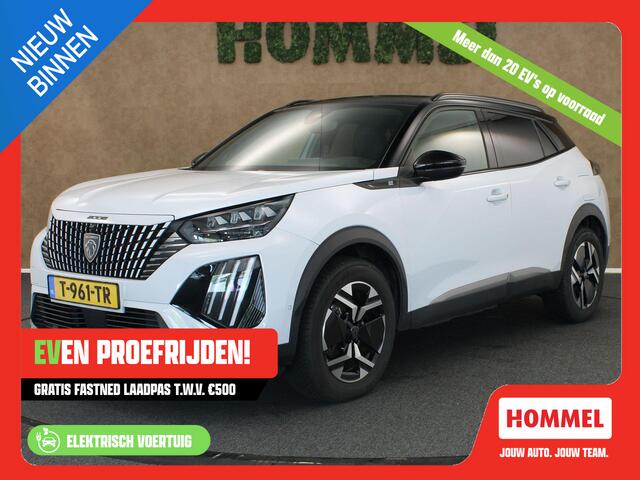 Peugeot e-2008 EV GT 54 kWh -ORIGINEEL NEDERLANDSE AUTO - SOH 96%! - PARKEERSENSOREN VOOR EN ACHTER - 360 GRADEN CAMERA - NAVIGATIE - KEYLESS ENRTY & START - ADAPTIVE CRUISE CONTROL - CLIMATE CONTROL- DAADLOZE TELEFOONLADER