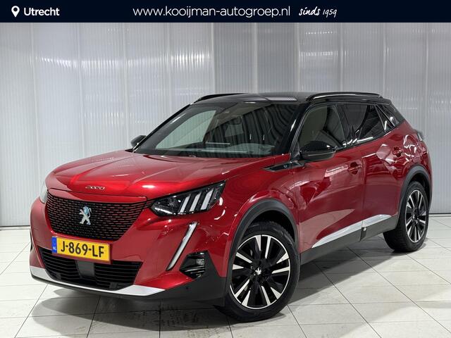 Peugeot e-2008 EV GT 50 kWh fantastische GT uitvoering, heel veel opties | Alcantara bekleding | Cruise Control | Parkeersensoren | Apple Carplay/Android Auto | Keyless | Achteruitrijcamera | Full map navigatie | Dodehoek detectie |