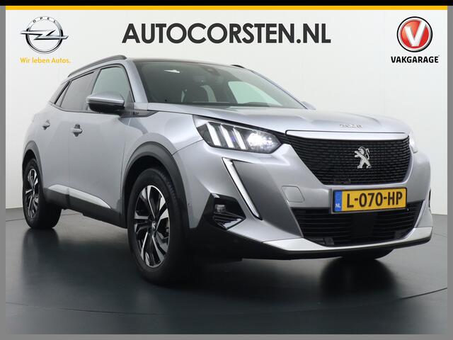 Peugeot e-2008 EV GT Line 50kWh Pano-dak SOH 95% Apple Carplay Android PDC-a+v 360°Camera Navi Ecc Cruise Control Pdc Lmv DAB Privacy Glas Keyless Led Bluetooth ¤ 45.000 nieuw!