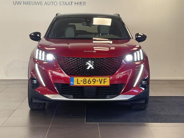 Peugeot e-2008 GT Pack 50kWh EV 136pk AUTOMAAT TREKHAAK | SCHUIF/KANTELDAK | CAMERA | NAVI | ALCANTARA/LEDER | ADAPTIVE CRUISE | STOELVERW.