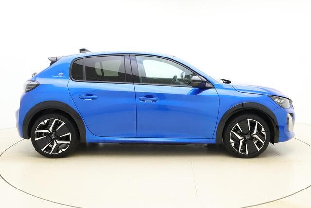Peugeot e-208 EV GT 51 kWh 156 Pk | 400 Km-WLTP | Navigatie | Adaptieve Cruise Control | Camera Achter | Zwart Dak Black Diamond | BTW Auto