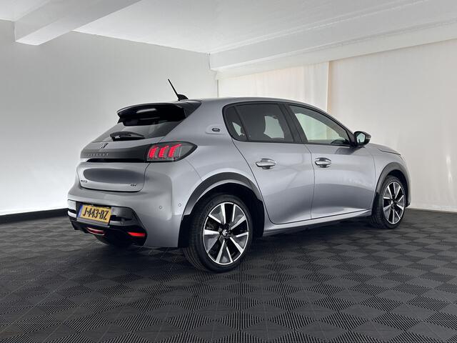 Peugeot e-208 EV GT 350 50 kWh (INCL-BTW) *PANO | FULL-LED | DIGI-COCKPIT | BLINDSPOT | CAMERA | LEATHER-ALCANTARA | AMBIENT-LIGHT | NAVI-FULLMAP | LANE-ASSIST | KEYLESS | DAB | CCS-FASTLOADER | HEATED-SPORT-SEATS | 17"ALU