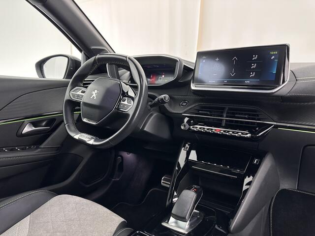 Peugeot e-208 EV GT 350 50 kWh (INCL-BTW) *PANO | FULL-LED | DIGI-COCKPIT | BLINDSPOT | CAMERA | LEATHER-ALCANTARA | AMBIENT-LIGHT | NAVI-FULLMAP | LANE-ASSIST | KEYLESS | DAB | CCS-FASTLOADER | HEATED-SPORT-SEATS | 17"ALU