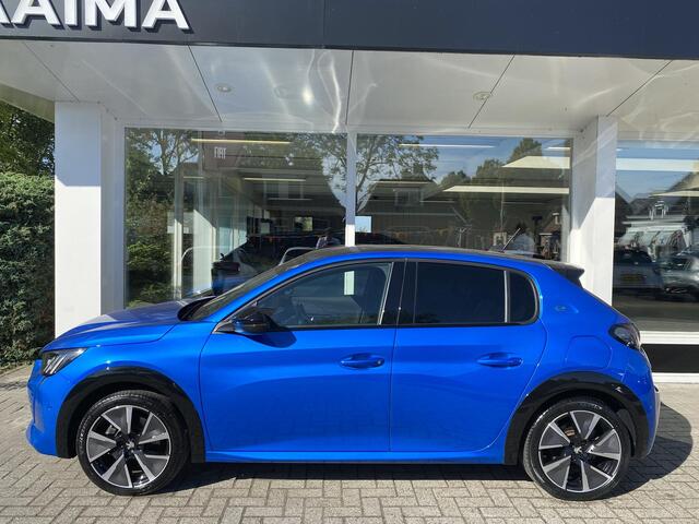 Peugeot e-208 EV GT Pack 50 kWh | Panoramadak | 3-Fase | Achteruitrijcamera | Navigatie | 100kw Snelladen | Adaptieve Cruise Control | Full LED | Dodehoek detectie