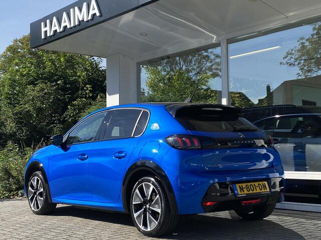 Peugeot e-208 EV GT Pack 50 kWh | Panoramadak | 3-Fase | Achteruitrijcamera | Navigatie | 100kw Snelladen | Adaptieve Cruise Control | Full LED | Dodehoek detectie
