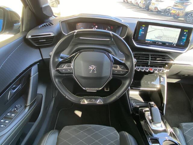 Peugeot e-208 EV GT Pack 50 kWh | Panoramadak | 3-Fase | Achteruitrijcamera | Navigatie | 100kw Snelladen | Adaptieve Cruise Control | Full LED | Dodehoek detectie