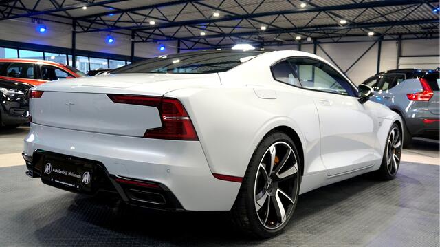 Polestar 1 Performance 2.0 448kW/609pk Aut8 Nummer 815/1500! PANORAMADAK + BOWERS&WILKINS + ADAPT.CRUISE + PILOT ASSIST + STOEL-&STUURVERWARMING + NATUURLEER + 360 CAMERA + BLIS + MATRIX LED + LANE ASSIST + PARKSENSOREN + 2 x 21" LM-VELGEN!!