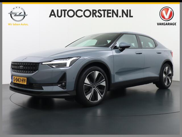 Polestar 2 Long Range 78kWh Carplay Android Auto Cruise Control Keyless Navi Ecc 360°Camera 19"LM Led-Pixel PDC Elektr.Klep Google Maps Blindspot Monitoring Stoelverwarming Regen-Lichtsensor Virtual-Cockpit Hill-Assist Lane Assist Origineel Nederlandse Auto Tot 150k