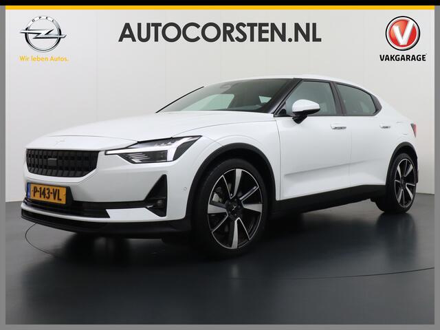 Polestar 2 Long Range 78 kWh Pano-Dak 20" Sleutelloos(Telefoon-sleutel) Adaptive-Cruise Carplay Android 360-Camera Elektr.stoelen+Geheugen Led-Pixel-Lamp WiFi PDC-a+v Park-Assist System-Home-Link Elektr.Klep Google Maps E Phone-Connect.Stoel-Verwarmd 1500kg-trekverm