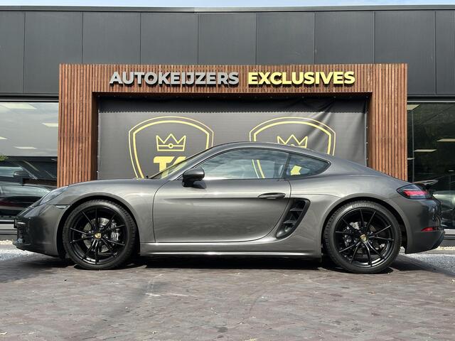 Porsche 718 Cayman 2.0 Sportchrono Adapt. Cruise BOSE Stuurverw. CarPlay Keyless LED 20"LM Agaatgrijs