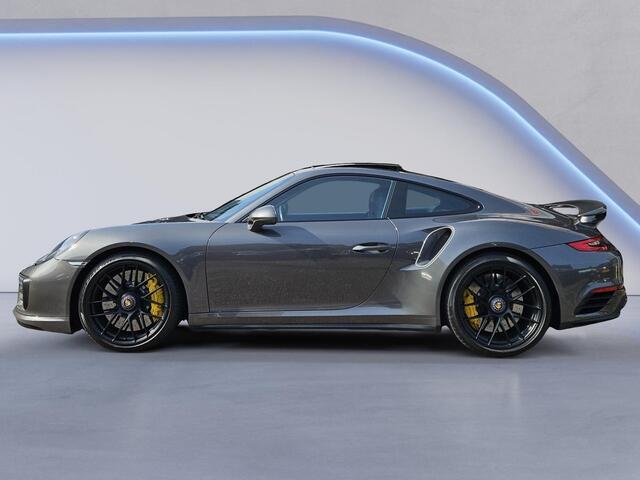 Porsche 911 3.8 Turbo S /Keramische remmen/Burmester/Adapt. Cruise Contr./PASM/Stoelverkoeling/Parkeersens.+Camera/Sport Chrono Plus/Carbon/Open dak/Centerlock 20''/(MET GARANTIE*)