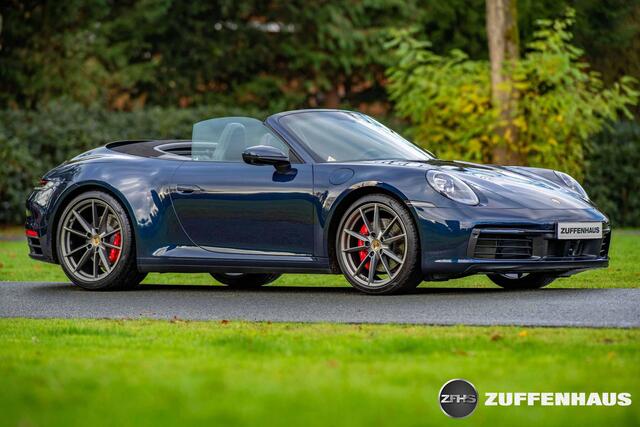Porsche 911 Cabrio 3.0 Carrera 4S Bose Chrono achterasbesturing Nachtblauw stoelventilatie adapt Cruise