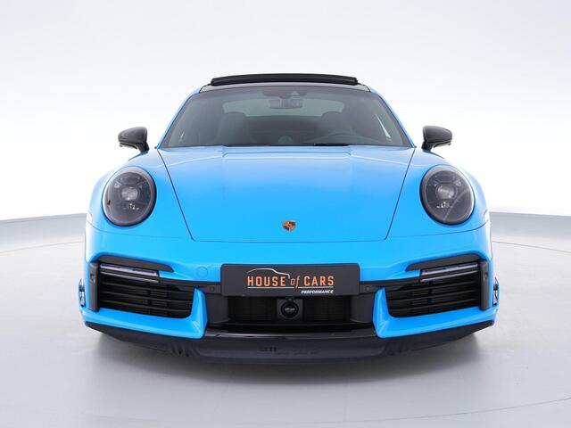 Porsche 911 Turbo S 3.8 650pk |dealer onderhouden|Aero-pakket|wrap|lift|Burmester|sport-chrono|PDCC|sportuitlaat|360|panoramadak|memory|18-voudig|stoelverwarming & verkoeling|