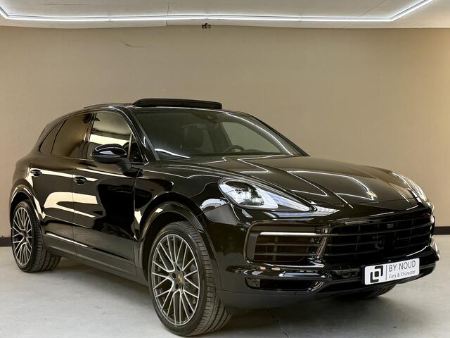 Porsche CAYENNE 3.0 E-Hybrid, 463Pk, 2021, 2de eigenaar, Dealer onderhouden, Panoramadak, Volledig leder, 18 voudig verstelbare stoelen, 360" camera, Sport chrono, Stoelverwarming, Apple carplay, Blind spot, Adaptieve cruise control,