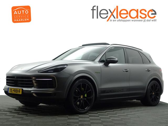 Porsche CAYENNE 3.0 E-Hybrid Sport Design Aut- Panoramadak, Sport Chrono, Carbon, Bose Audio, 360 Camera, Memory, Keyless, Sfeerverlichting, Ada Cruise