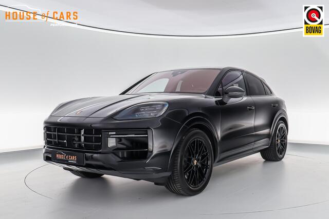 Porsche CAYENNE Coupé 3.0 470pk E-Hybrid |BTW-auto|panoramadak|passenger display|achteras besturing|Burmester|memory|standkachel|sport design|sport chrono|18-voudig|HUD|PDLS|luchtvering|sportuitlaat|21" lichtmetalen velgen|