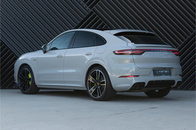 Porsche CAYENNE Coupé 3.0 E-Hybrid Sport Design Pano GTS stoel PDLS Head Up Sport Chrono Nachtz. 360Cam Luchtv. Trekhaak