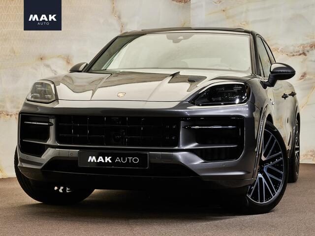 Porsche CAYENNE 3.0 E-Hybrid, SportDesign, Bose, tr.haak, 22", pano, luchtv., memory, ACC, privacy