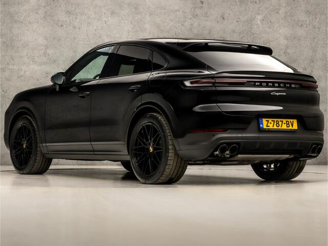 Porsche CAYENNE Coupé 3.0 E-Hybrid SportDesign 471Pk Automaat (PANORAMADAK, LUCHTVERING, SPORT CHRONO PAKKET, SPORTUITLAAT, MEMORY SEATS, SFEERVERLICHTING, RODE GORDELS, NIEUWSTAAT)