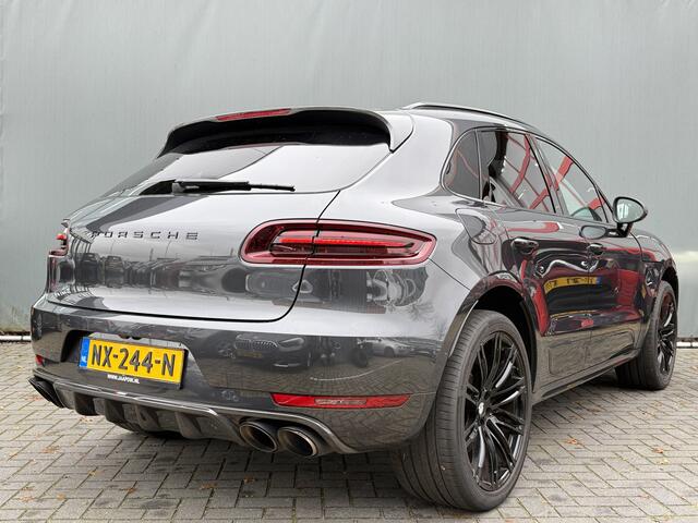 Porsche MACAN BWJ 2016 3.6 Turbo 400 PK AKRAPOVIC / CARBON PAKKET / SCHUIF PANO / MEMORY STOEL / BOSE / LEDER / STOELVERW. + VENT. / NAVI / CLIMA / CRUISE / FULL LED /