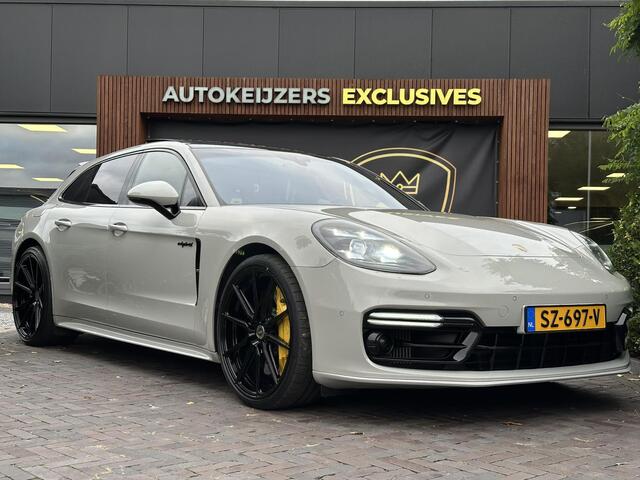 Porsche PANAMERA Sport Turismo 4.0 Turbo S E-Hybrid Keramisch Panoramadak Sportdesign Sportchrono Vossen 22"LM Krijt Grijs 680 PK!